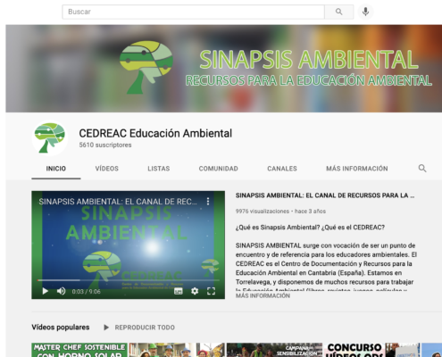 Canal YouTube SINAPSIS AMBIENTAL