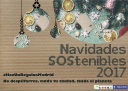 cartel navidad sostenible 2017